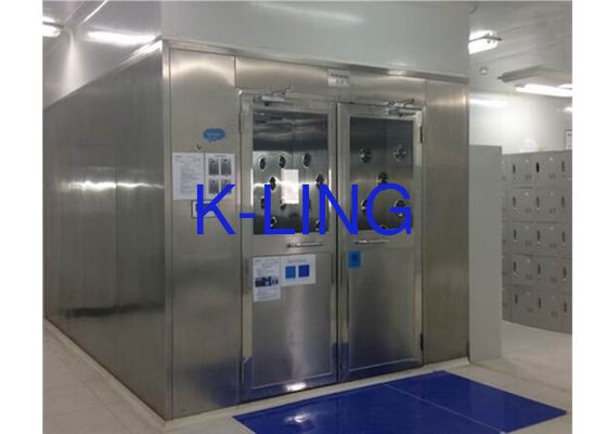 SUS201 Cleanroom Air Shower dengan Kecepatan Dapat Disesuaikan