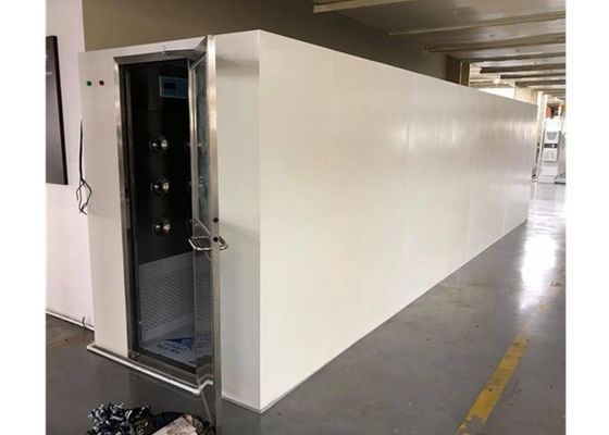 Clean Room Entrance Air Shower Tunnel Dengan Layar Sentuh LCD 7 