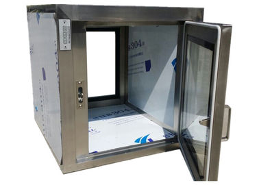 Pharmaceutical Pass Room Clean Box Melalui 110V / 60HZ, Softwall Cleanrooms