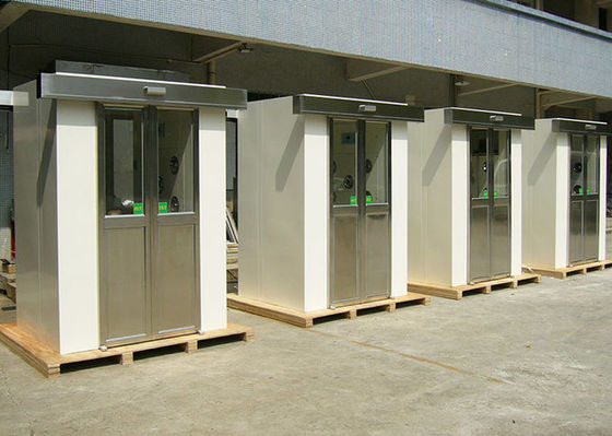 Class100 L Type Automatic Air Shower Tunnel Untuk Laboratorium Teknik Biologi