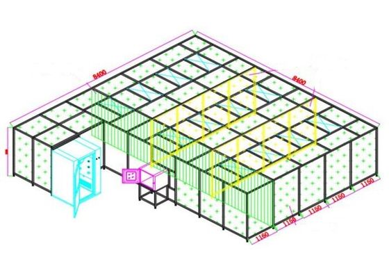 Cleanroom modular softwall AC 220V Untuk Pemurnian Sebagian