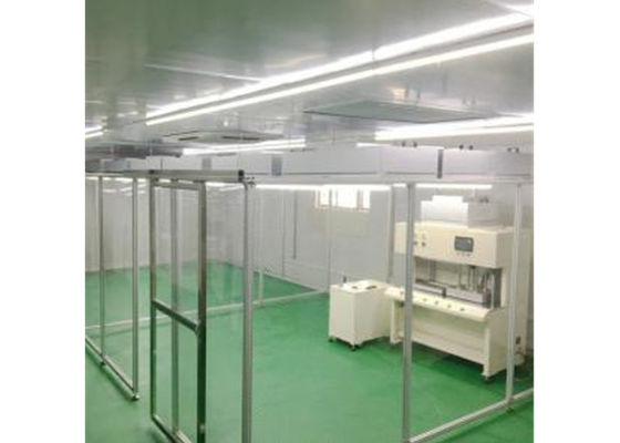Profil Aluminium Ponsel FFU Soft Wall Cleanroom PVC Tirai Anti Statis