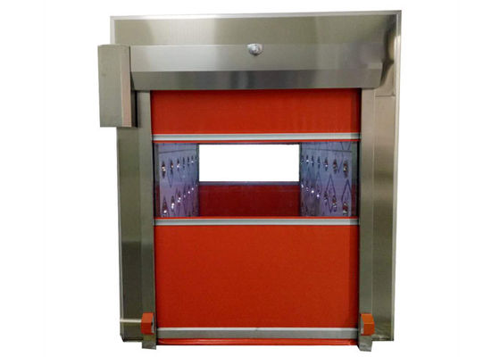Kontrol PLC Cepat Shutter Door Air Shower Tunnel SUS 304 Frame
