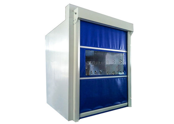 Fast Shutter Door Cargo Air Shower Tunnel Ukuran dan Warna Cutsomized