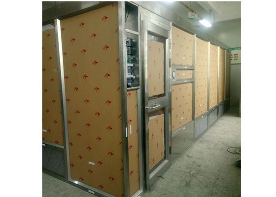 Rangka Baja Tahan Karat Plexiglass Wall Softwall Clean Room Standar GMP
