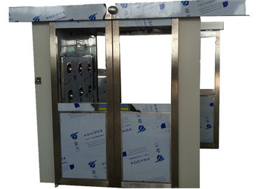 Nozzle lab Stainless Steel Air Shower Tunnel Dengan Pintu Ayun Ganda
