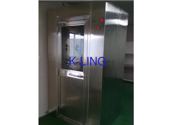 ISO 5 Clean Room Entrance Door Air Shower Tunnel Dengan Ukuran Disesuaikan