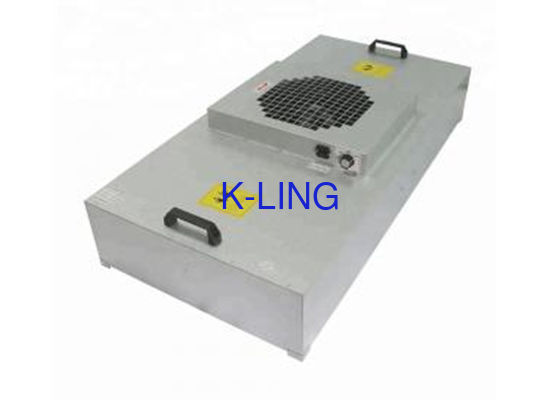 100w Galvalume FFU Fan Filter / Unit Filtrasi Hepa Untuk Kamar Bersih ISO5