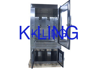 Floor Stand Air Shower Pass Box Melalui 380V / 50HZ, Three Side Blowing