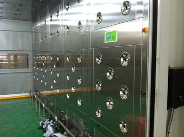 T Type Movable Class 1000 Air Shower Tunnel Untuk Membersihkan Kamar Dan Bengkel