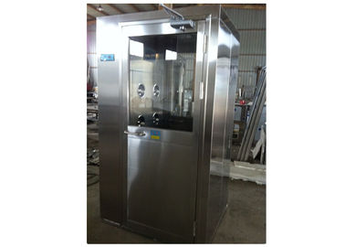 Auto Explosion Proof Stainless Steel Air Shower Cleanroom Peralatan Dengan Kontrol PLC