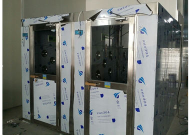 Saluran Shower Air Bersih Cleanroom Stainless Steel dari HEPA, Sistem Kontrol PLC