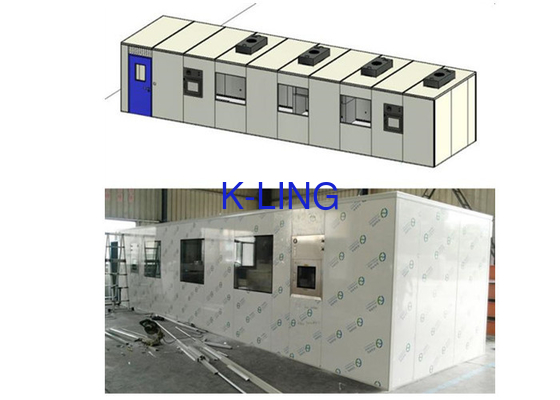 Proyek Turnkey Kamar Bersih Modular Portabel Filter H14 ISO
