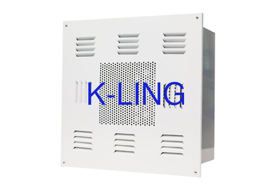 Plastik Spry Steel Diffuser Plate Ceiling HEPA Filter Box Untuk kamar bersih