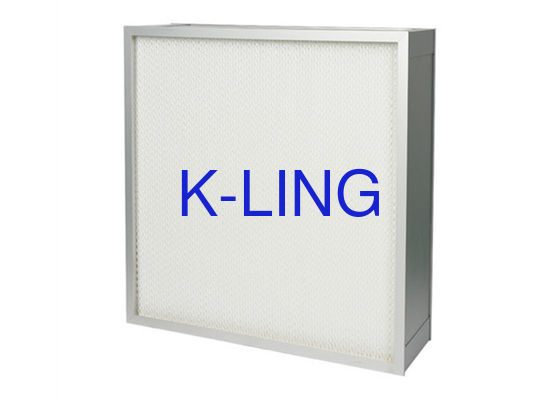Compact Laminar Air Flow HEPA Filter Udara H13 H14 Bingkai Aluminium